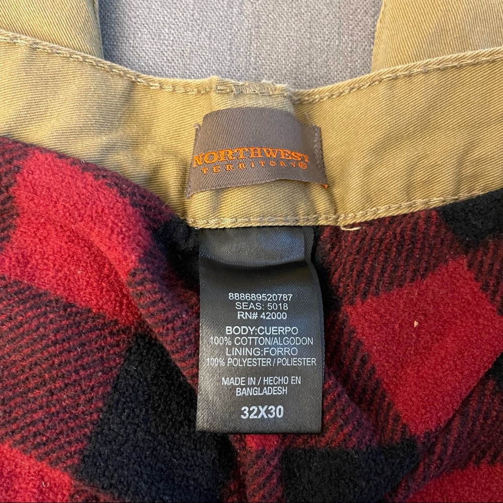 Men’s 32x30 insulated pants worn once!!